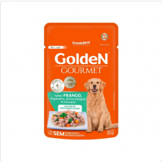 Golden Gourmet Sache Cães Frango, Espinafre Arroz Integral e Cenoura 85g